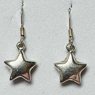 Pendientes con estrellas en plata de ley 925
