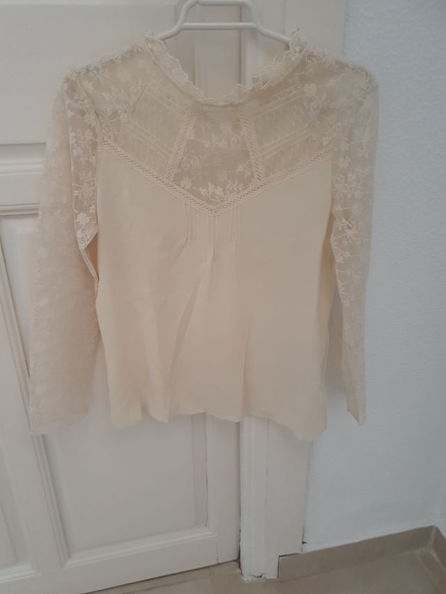 Camiseta color crudo talla S