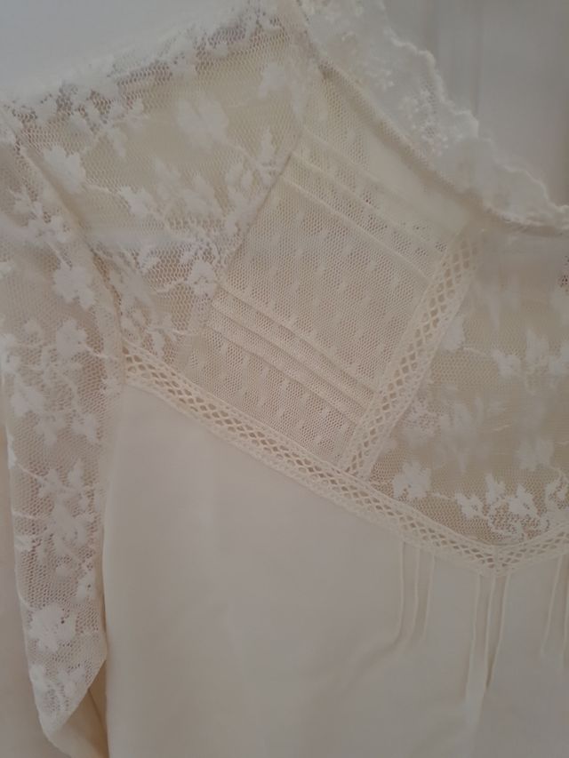 Camiseta color crudo talla S