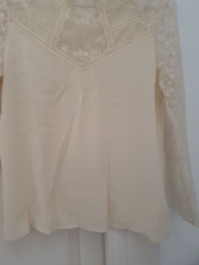 Camiseta color crudo talla S