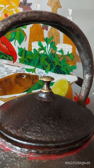 Tetera hierro fundido