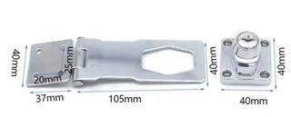 Cerraduras de muebles con llave a 90grados