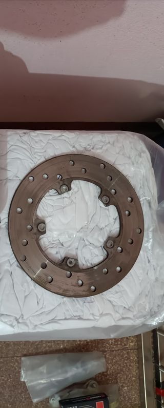 Ammortizzatore + disco freno vespa px