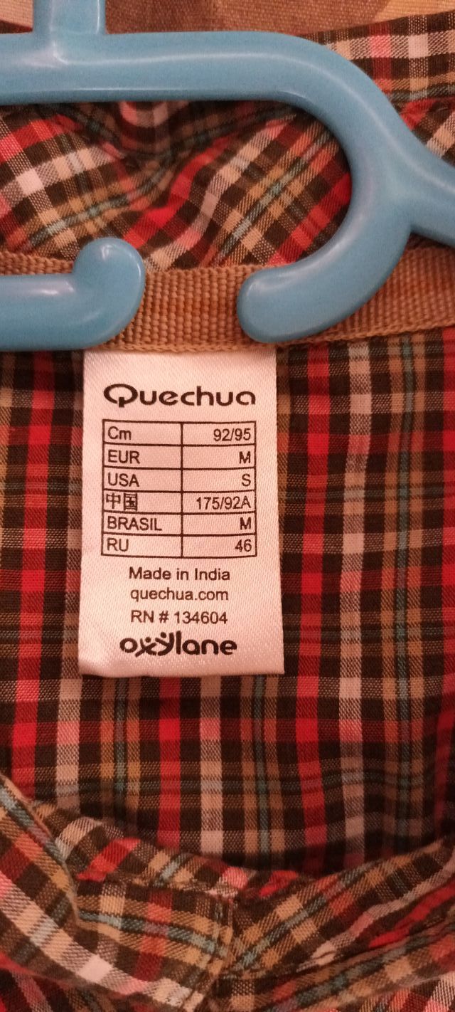 Camisa de cuadros Quechua