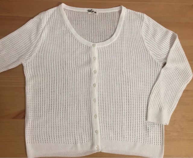 Cardigan bianco Tezenis