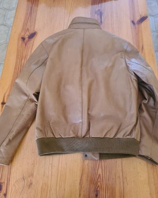 Cazadora piel hombre
