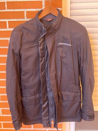 Chaqueta para moto Garibaldi negra talla M