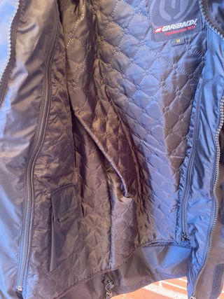 Chaqueta para moto Garibaldi negra talla M
