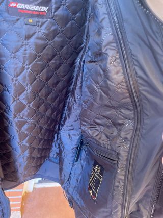 Chaqueta para moto Garibaldi negra talla M