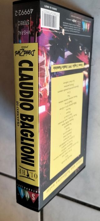 Concerti in vhs  di C. Baglioni