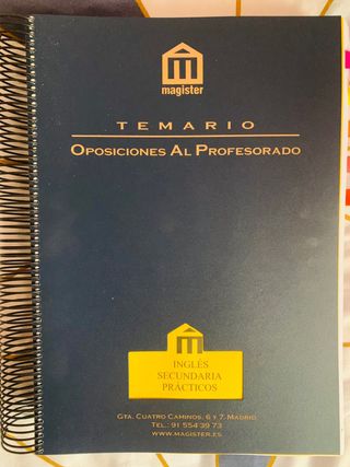 LIBRO OPOSICIONES PRÁCTICOS SECUNDARIA INGLÉS