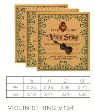 Cuerdas violin king