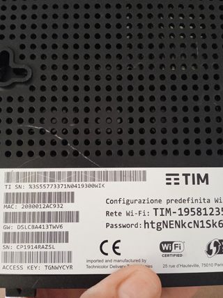 Modem router Tim