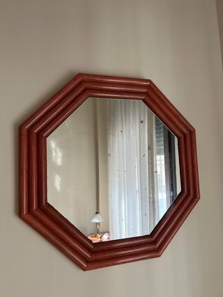 Dormitorio matrimonio de caña de bambú salmón