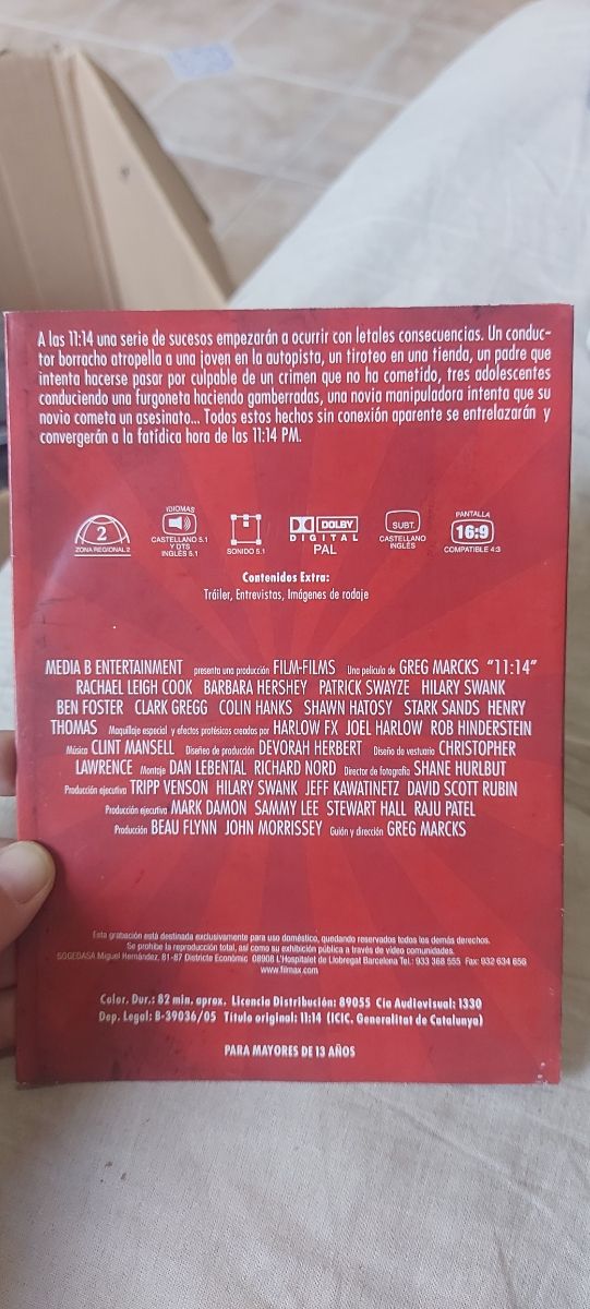 Película: DESTINO FATAL 11:14