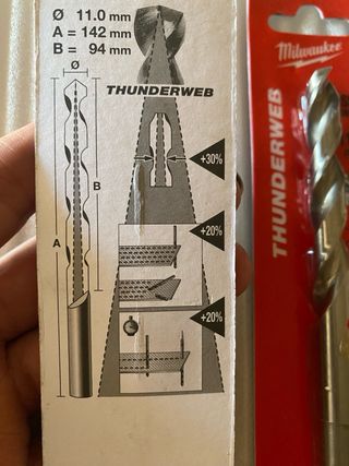 BROCA METAL MILWAUKEE,  11mm