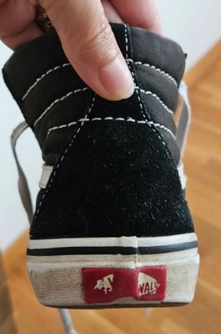 Vans negros de bota n°35