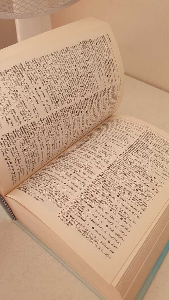 Vocabolario inglese-italiano...