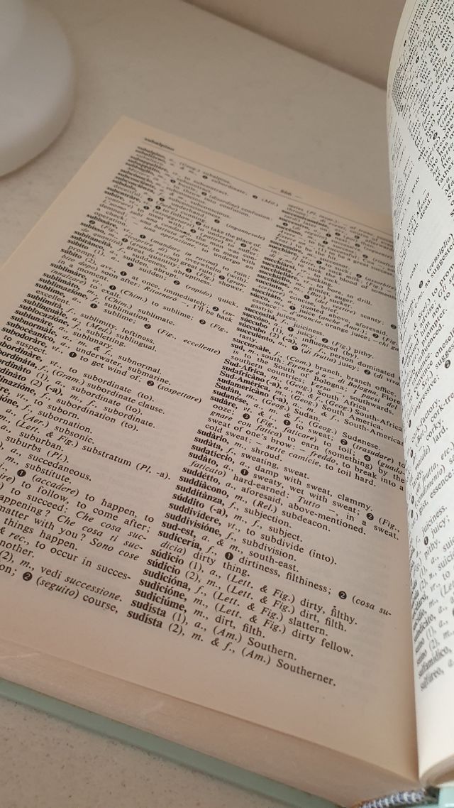 Vocabolario inglese-italiano...