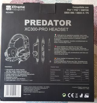 Auriculares GAMER PREDATOR micrófono
