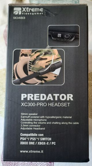 Auriculares GAMER PREDATOR micrófono
