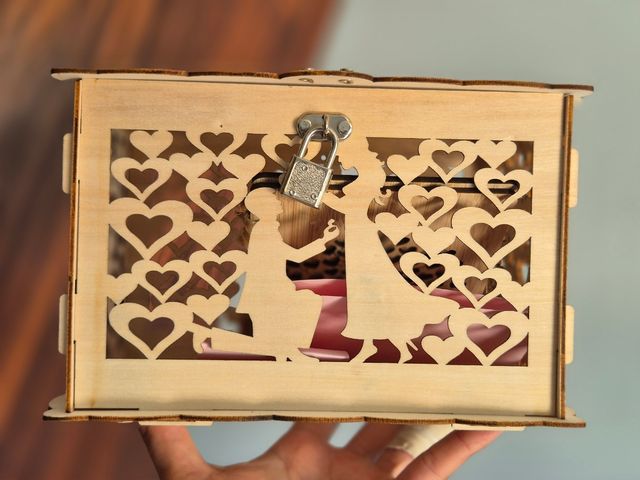 Caja para dinero boda decoracias