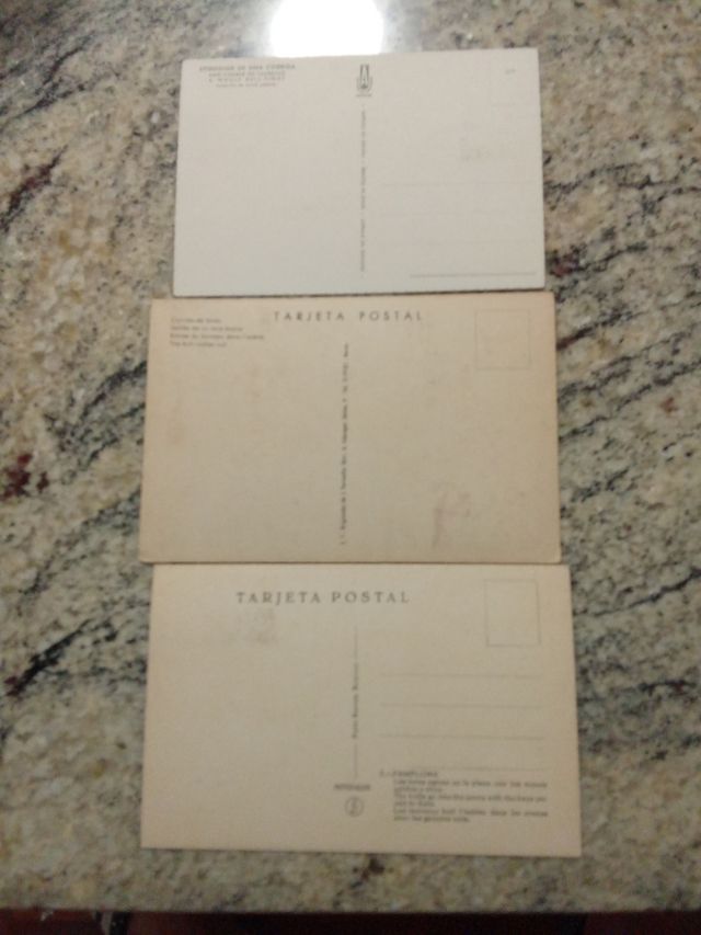 Lote 3 postales toros. Selladas 1960