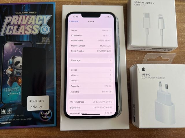 iphone 13 pro 5G 128GB grafito como nuevo
