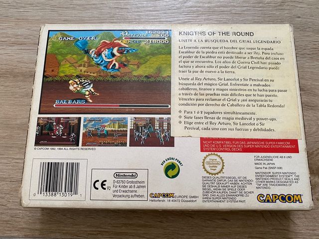 🇪🇸 Knights of the round snes 