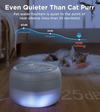 Fontanella per animali 2,5 litri con led