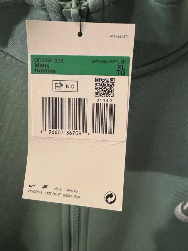 ✅NIKE M NSW Club BB Hz Top Sweatshirt Uomo✅