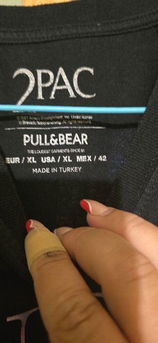 Camiseta Tupac- talla XL