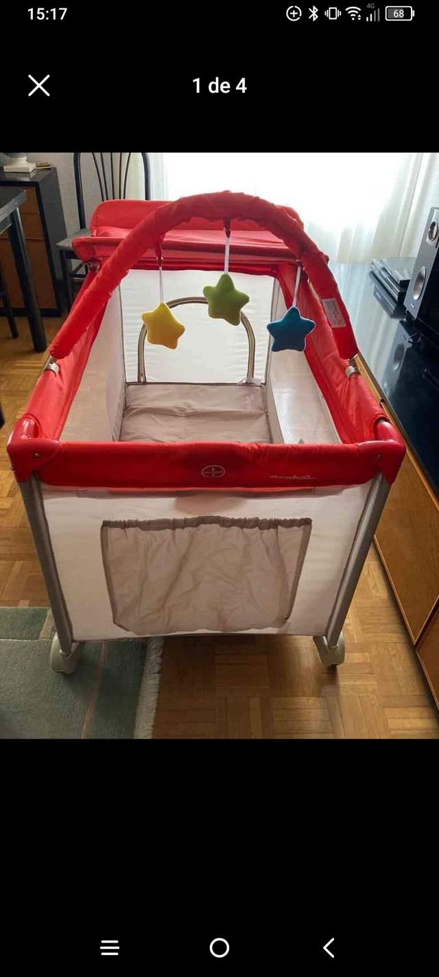 Cuna de viaje parque bebe.