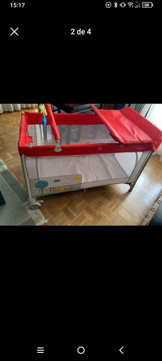 Cuna de viaje parque bebe.