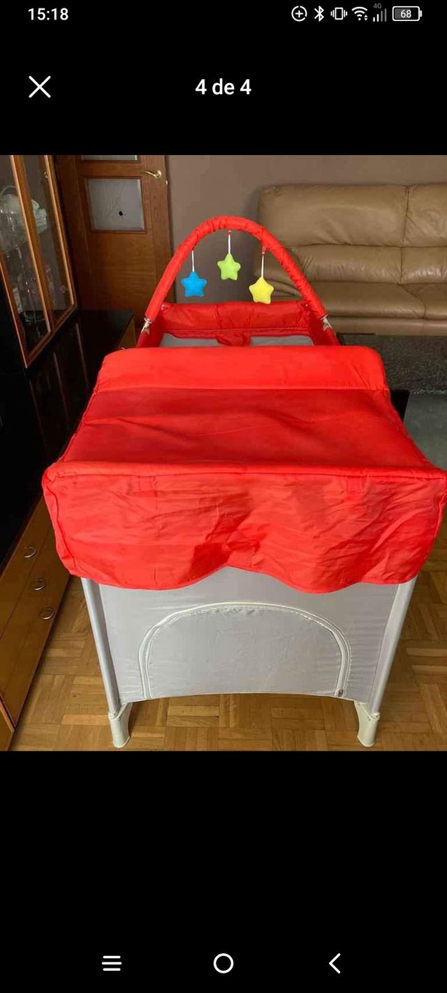 Cuna de viaje parque bebe.