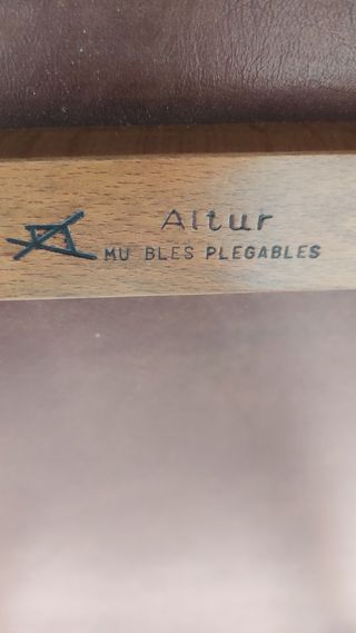 Silla balancin plegable