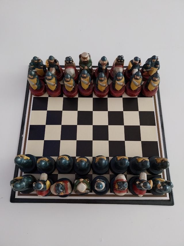Ajedrez Alfonso X el Sabio (artesanal).