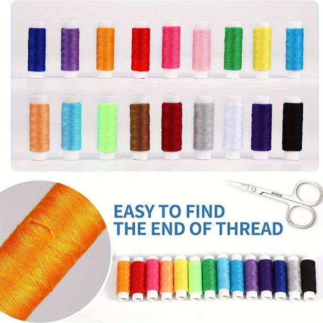 KIT DA CUCITO PORTATILE 86 PEZZI