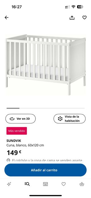 CUNA SUNDIV MAS COLCHON