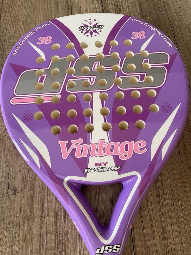 Pala padel dunlop vintage