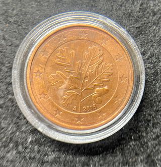 Monedas (2) 5 Céntimos de Euro Alemania