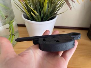 Antiguo candado barra