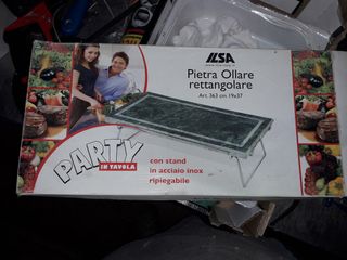 Pietra ollare BBQ piastra