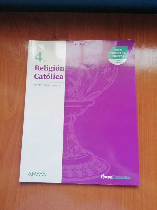 Religión Católica 4 ESO Anaya 