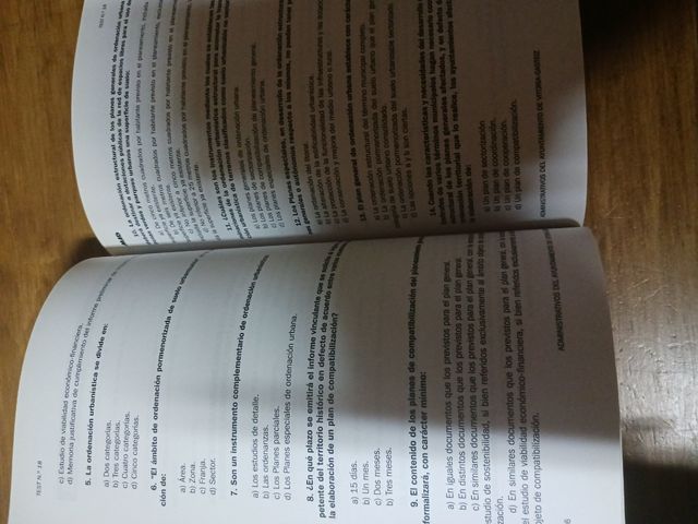 Test OPE administrativos.