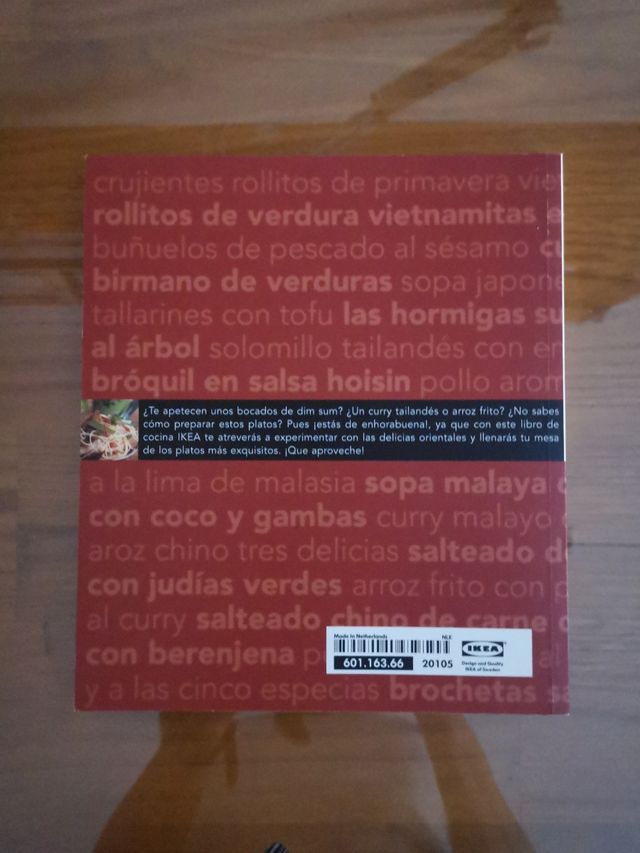 Libro de cocina oriental