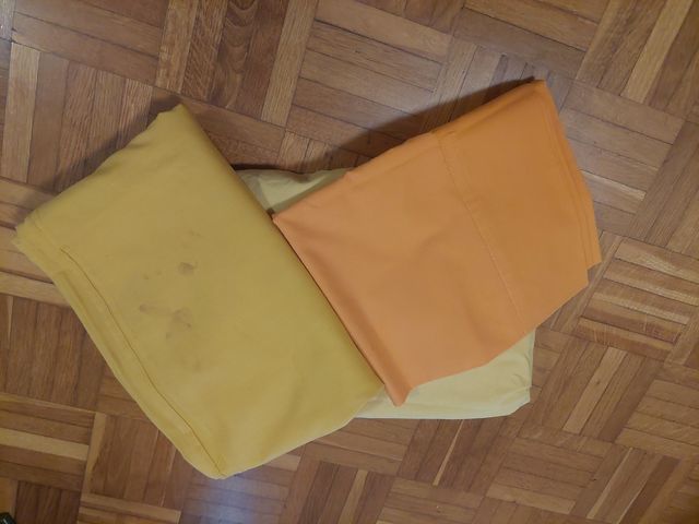 Juego sábanas cama individual amarilla + REGALO