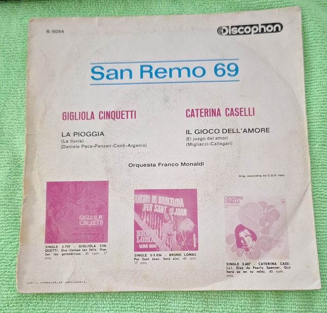 Sanremo 69 Festival Vinil