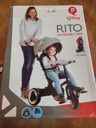 Triciclo plegable rito azul