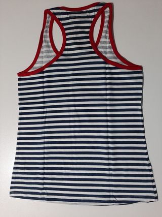 Camiseta de tirantes a rayas